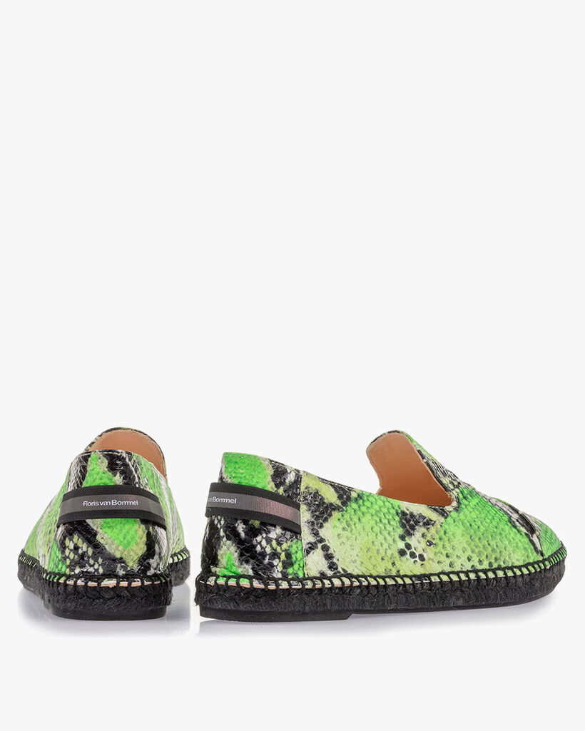 Neongr&uuml;ne Espadrilles