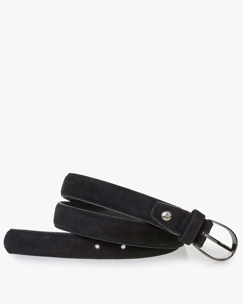 Dameng&uuml;rtel schwarz Wildleder