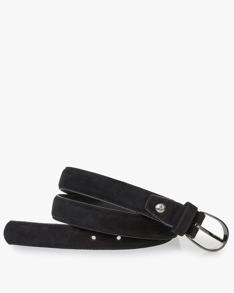 Dameng&uuml;rtel schwarz Wildleder