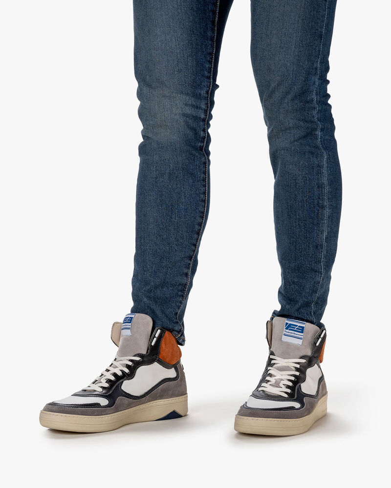 Sneaker Wildleder orange