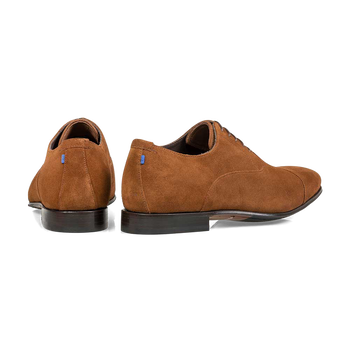 Lace boot suede brown