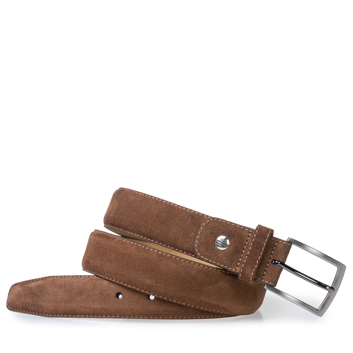 75076/36 - Belt suede leather brown 75076/36 - Belt suede leather brown