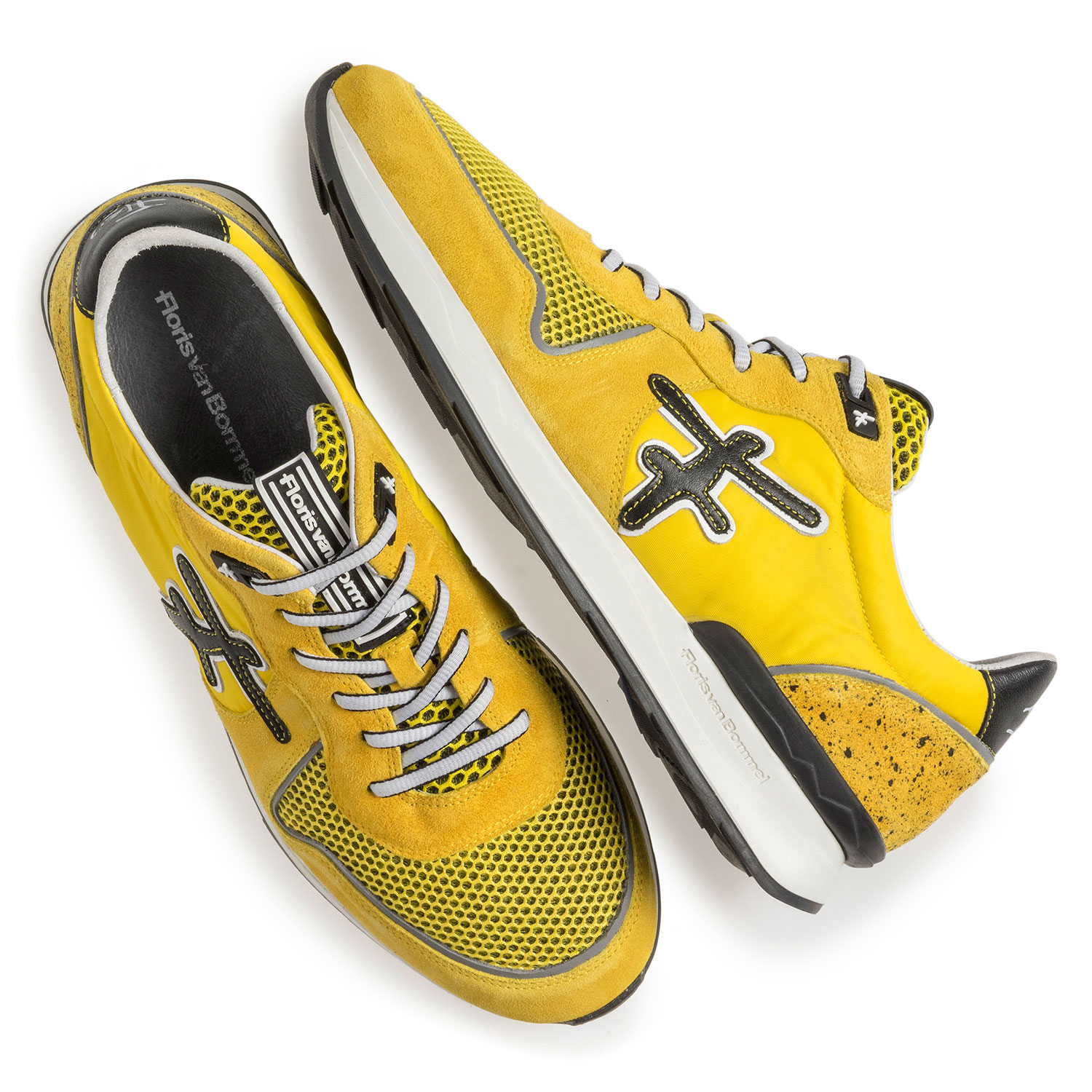 16346/09 - Gelber Wildleder-Sneaker 16346/09 - Gelber Wildleder-Sneaker