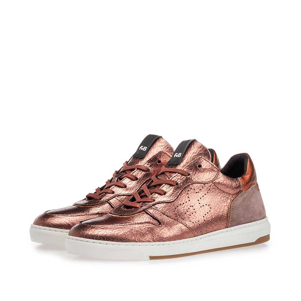 85300/09 - Sneaker craquelé leather pink 85300/09 - Sneaker craquelé leather pink