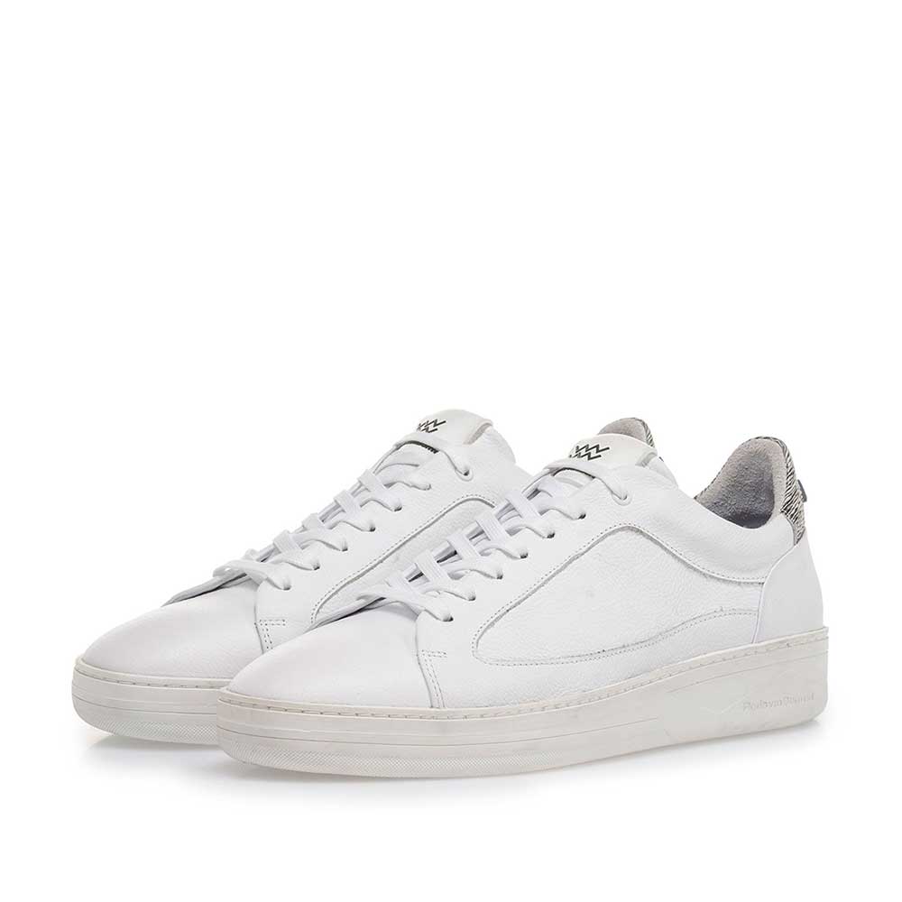 13265/00 - White calf leather sneaker 13265/00 - White calf leather sneaker