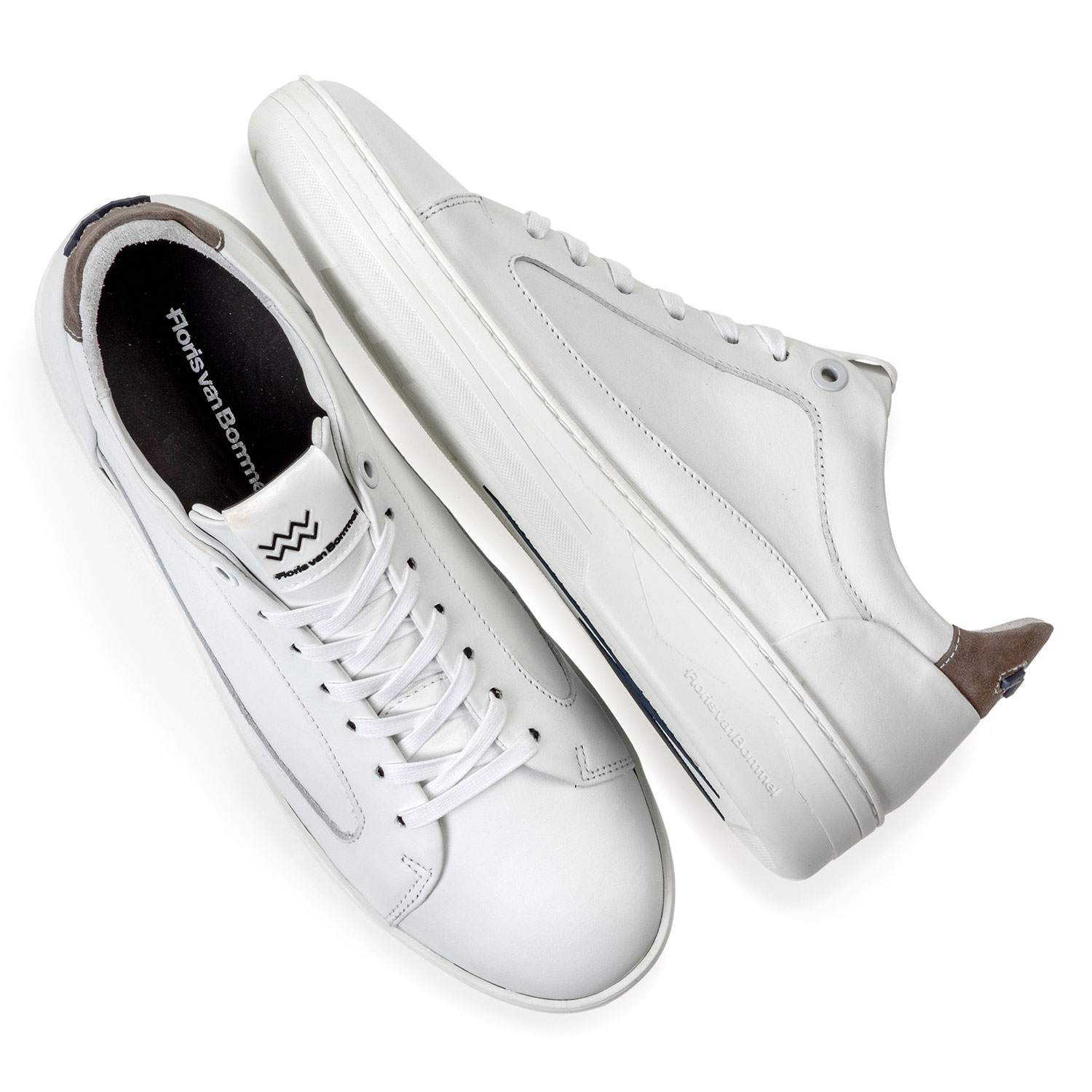 13265/27 - Kalbsleder-Sneaker weiß 13265/27 - Kalbsleder-Sneaker weiß