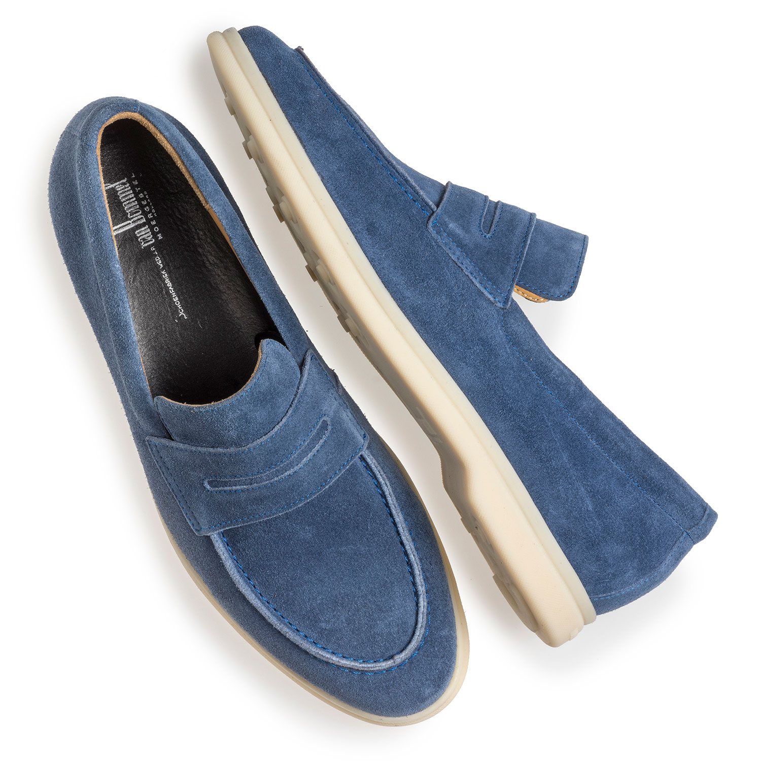 11205/04 - Blauer Wildleder-Loafer 11205/04 - Blauer Wildleder-Loafer