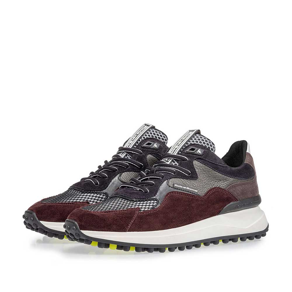 16339/03 - Noppi sneaker burgundy red/blue 16339/03 - Noppi sneaker burgundy red/blue
