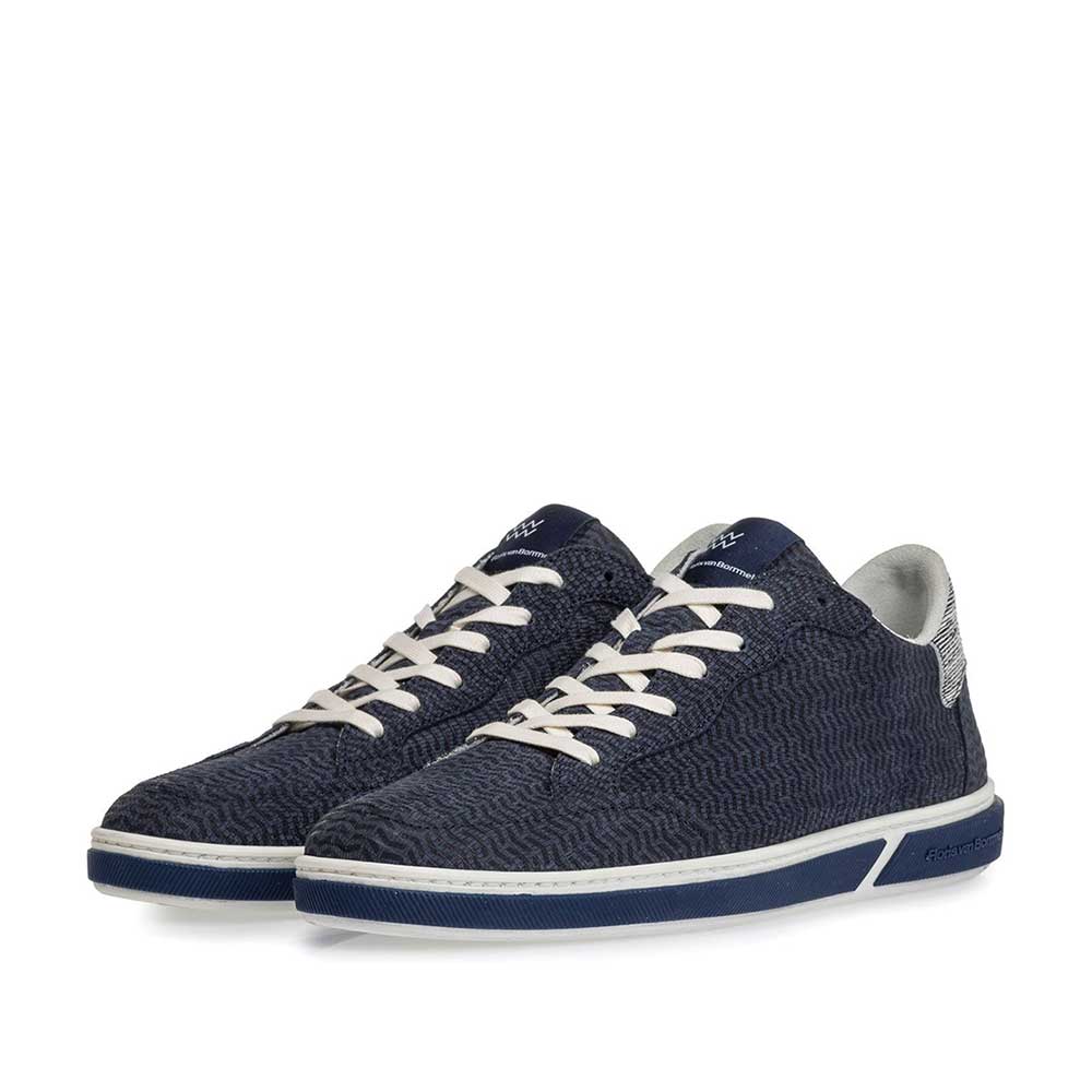 13350/18 - Sneaker nubuck leather blue 13350/18 - Sneaker nubuck leather blue