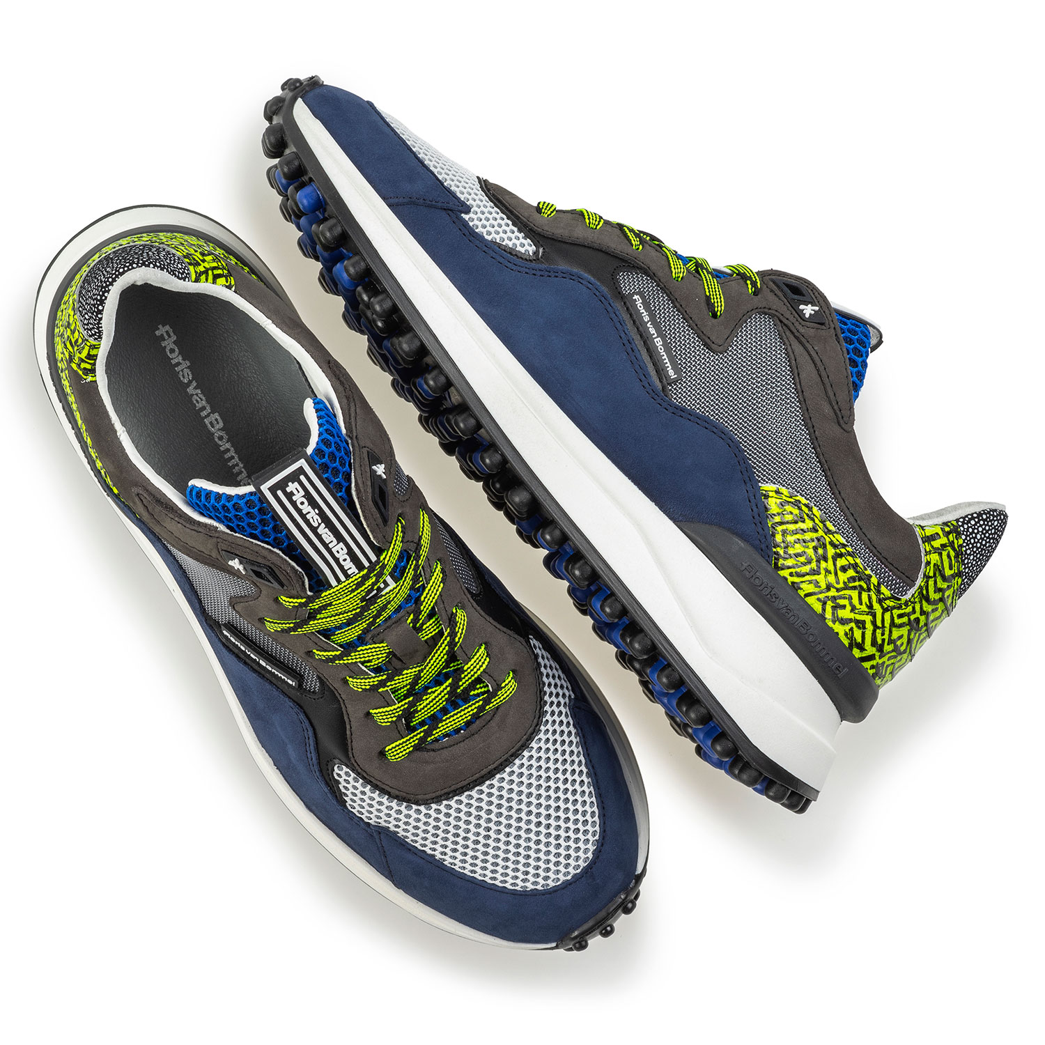 16339/07 - Blauer Nubukleder-Sneaker 16339/07 - Blauer Nubukleder-Sneaker