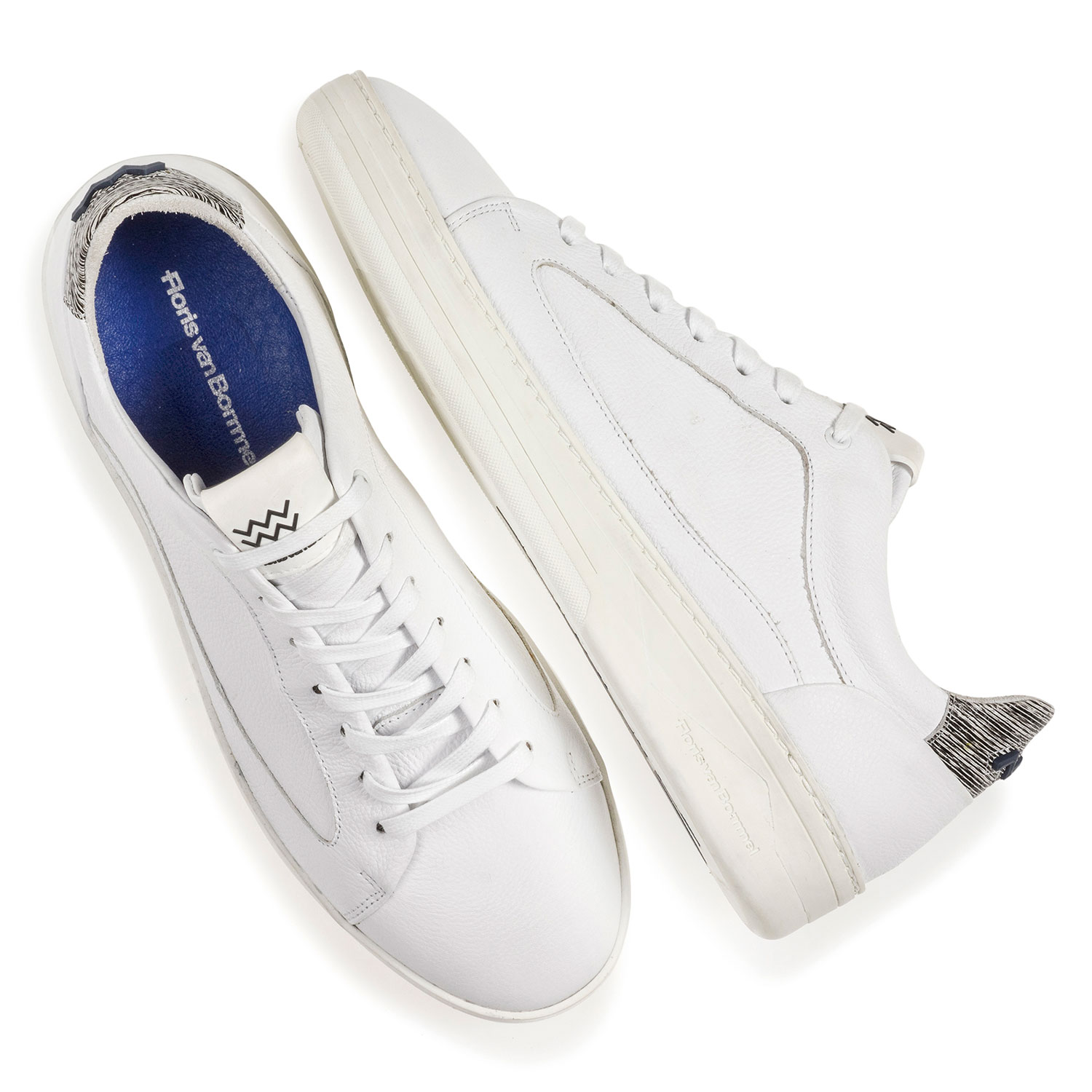 13265/00 - White calf leather sneaker 13265/00 - White calf leather sneaker