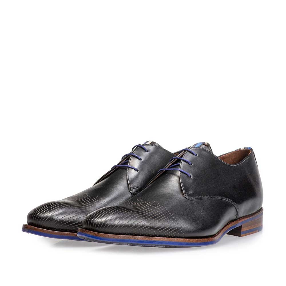 18276/02 - Black calf leather lace shoe 18276/02 - Black calf leather lace shoe