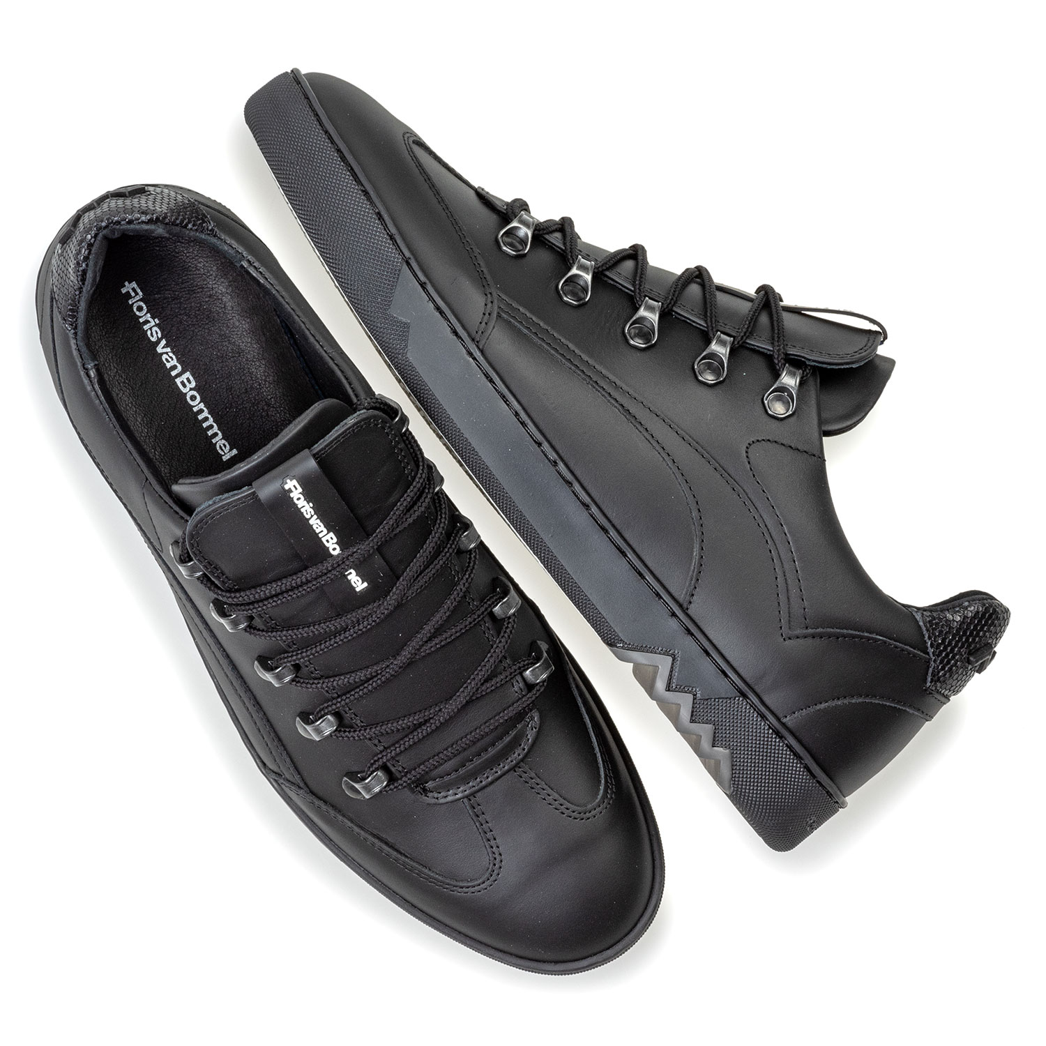 16464/32 - Sneaker black leather 16464/32 - Sneaker black leather