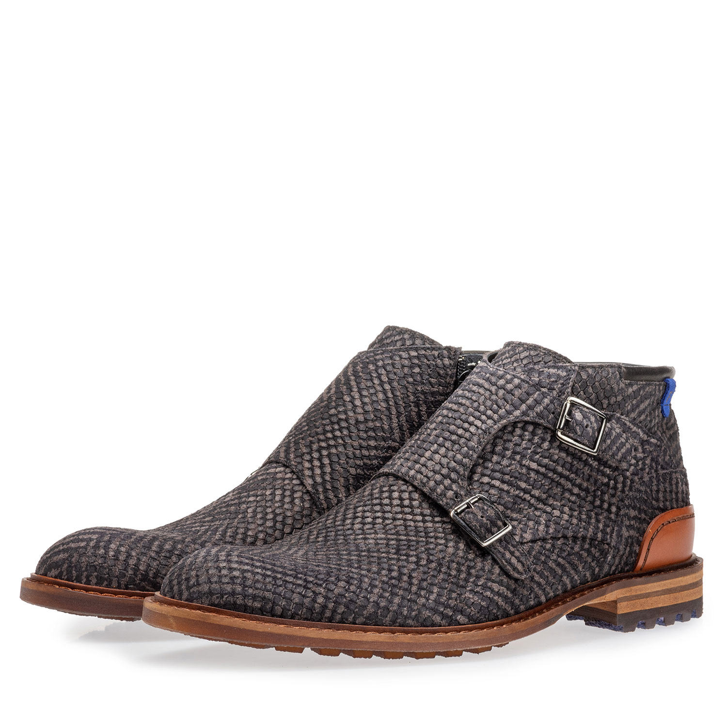 20115/07 - Stiefel grau mit Schnalle 20115/07 - Stiefel grau mit Schnalle
