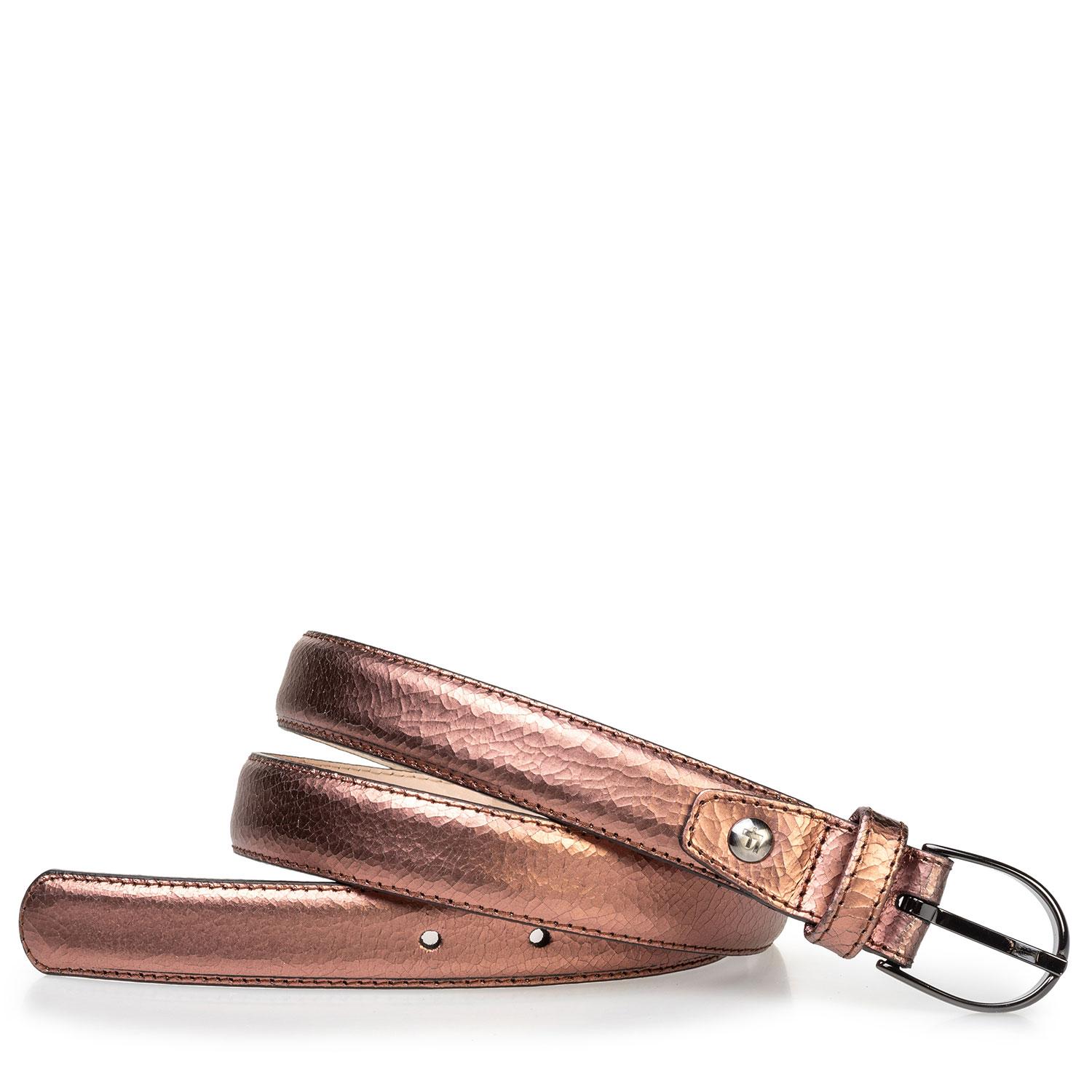 75813/76 - Damengürtel kupfer Leder Craquelé 75813/76 - Damengürtel kupfer Leder Craquelé