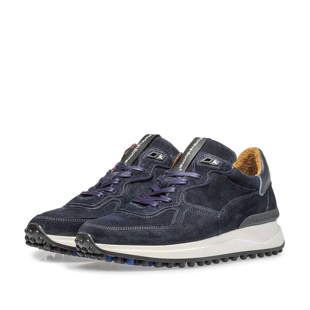 16301/22 - Blauer Wildleder-Sneaker 16301/22 - Blauer Wildleder-Sneaker