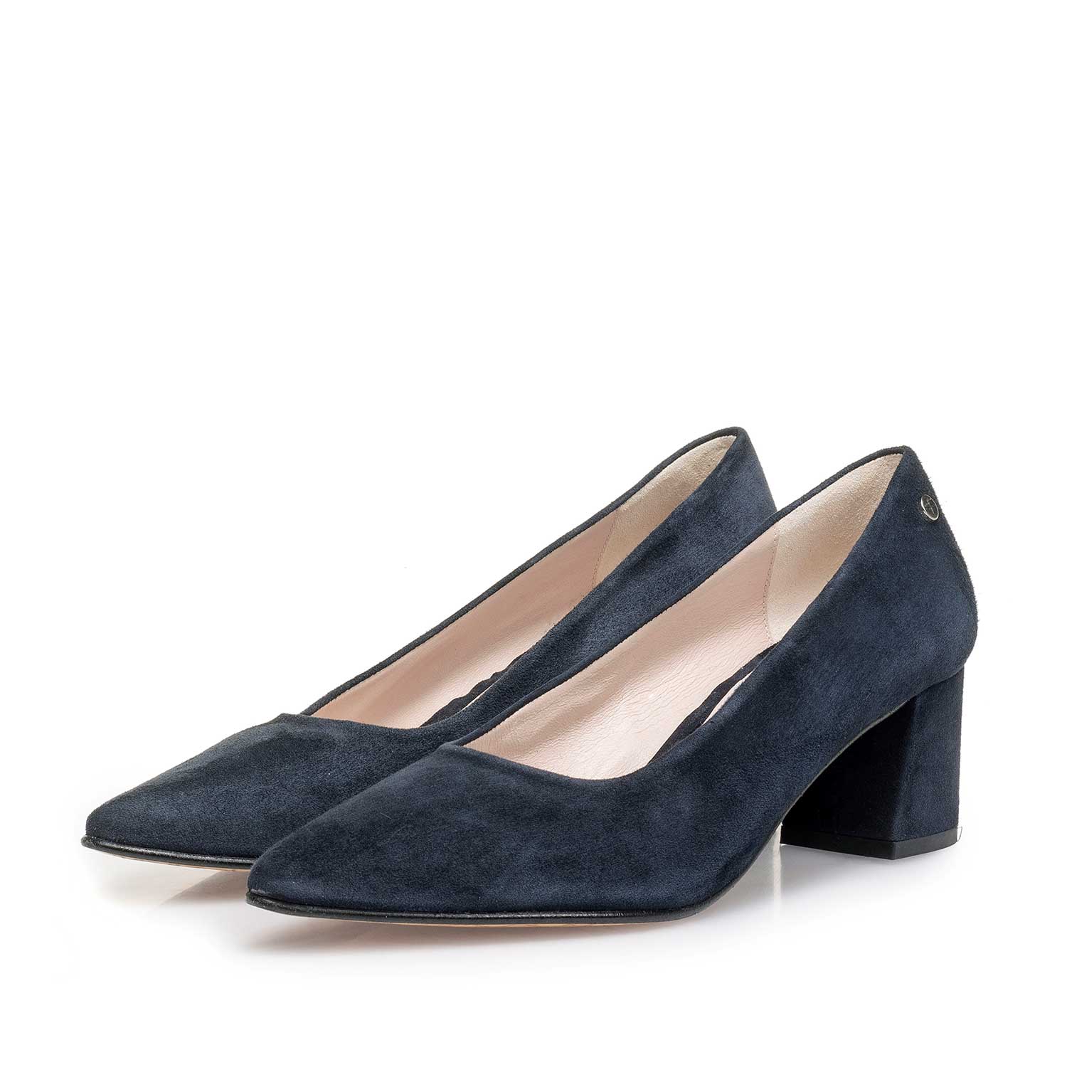 85518/02 - Dunkelblaue Wildleder-Pumps 85518/02 - Dunkelblaue Wildleder-Pumps