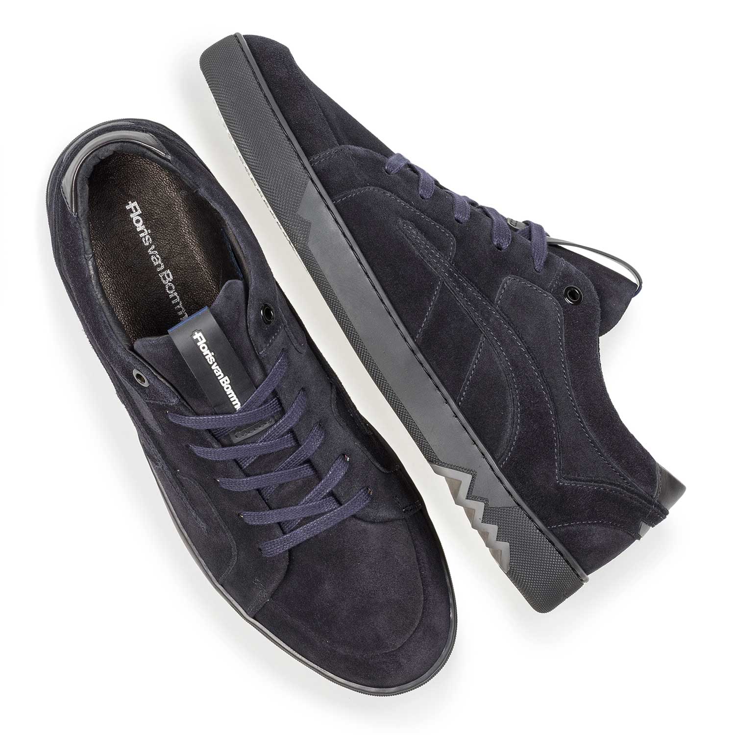 10646/02 - Dunkelblauer Wildleder-Sneaker 10646/02 - Dunkelblauer Wildleder-Sneaker