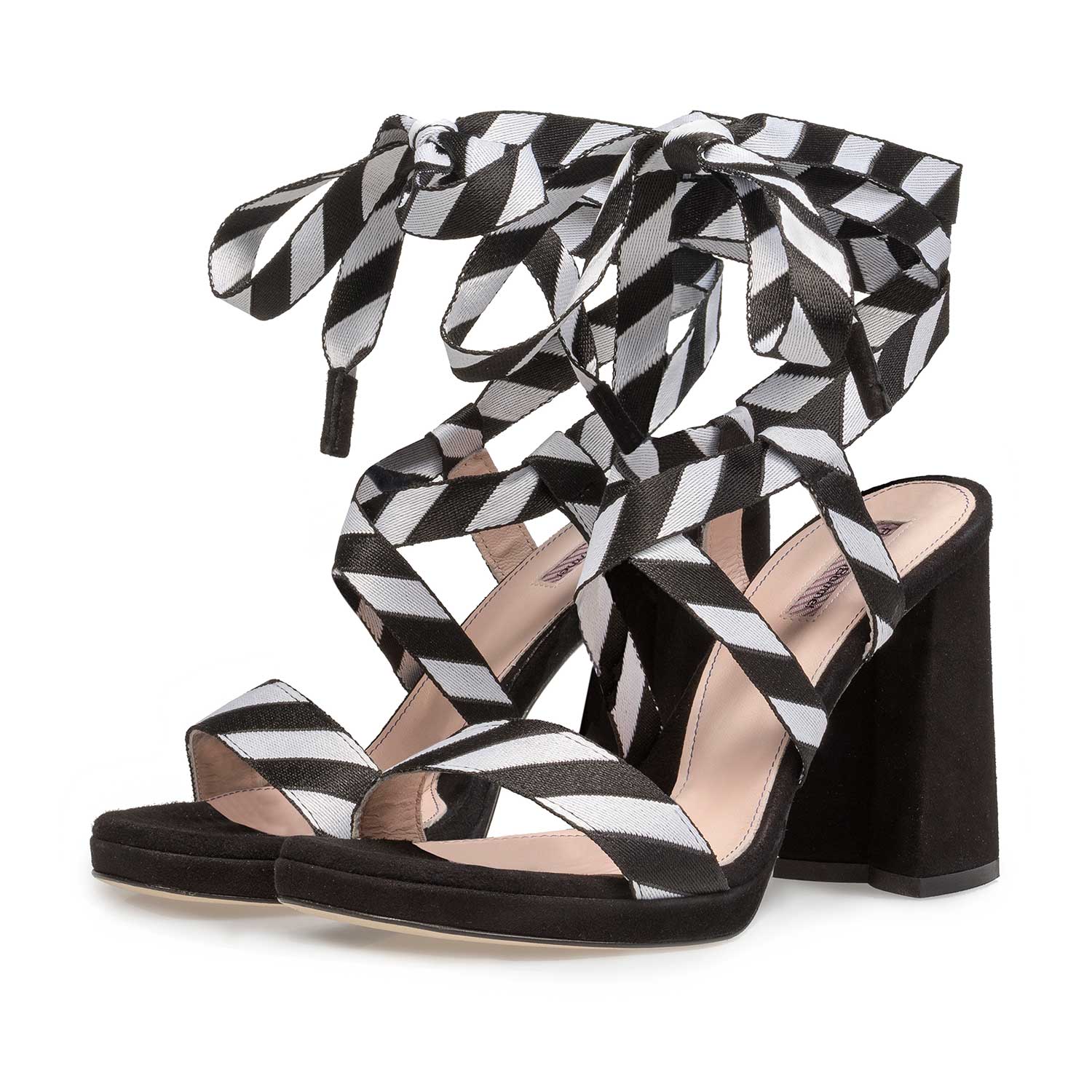 85923/01 - Black high-heeled sandal 85923/01 - Black high-heeled sandal