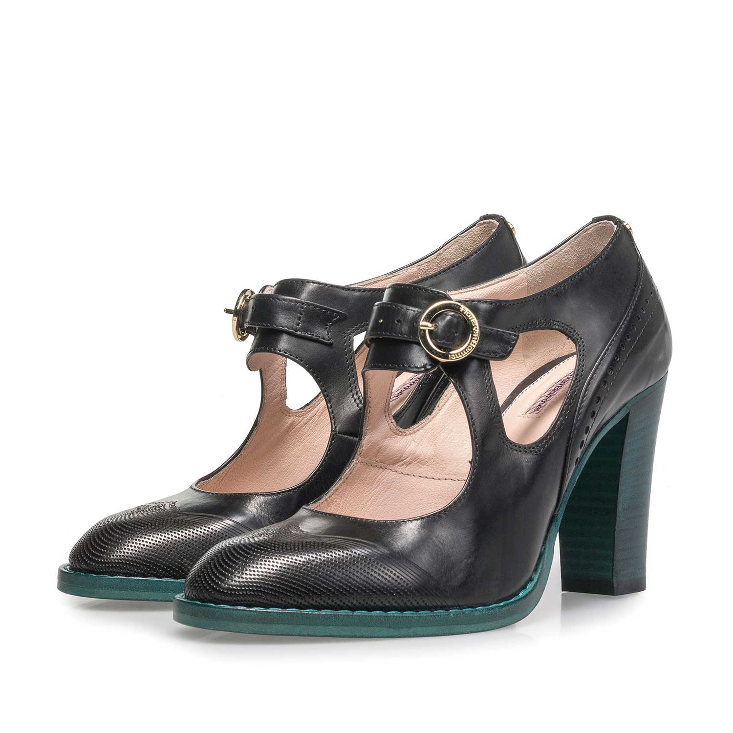 85526/00 - Schwarze Kalbsleder-Pumps 85526/00 - Schwarze Kalbsleder-Pumps