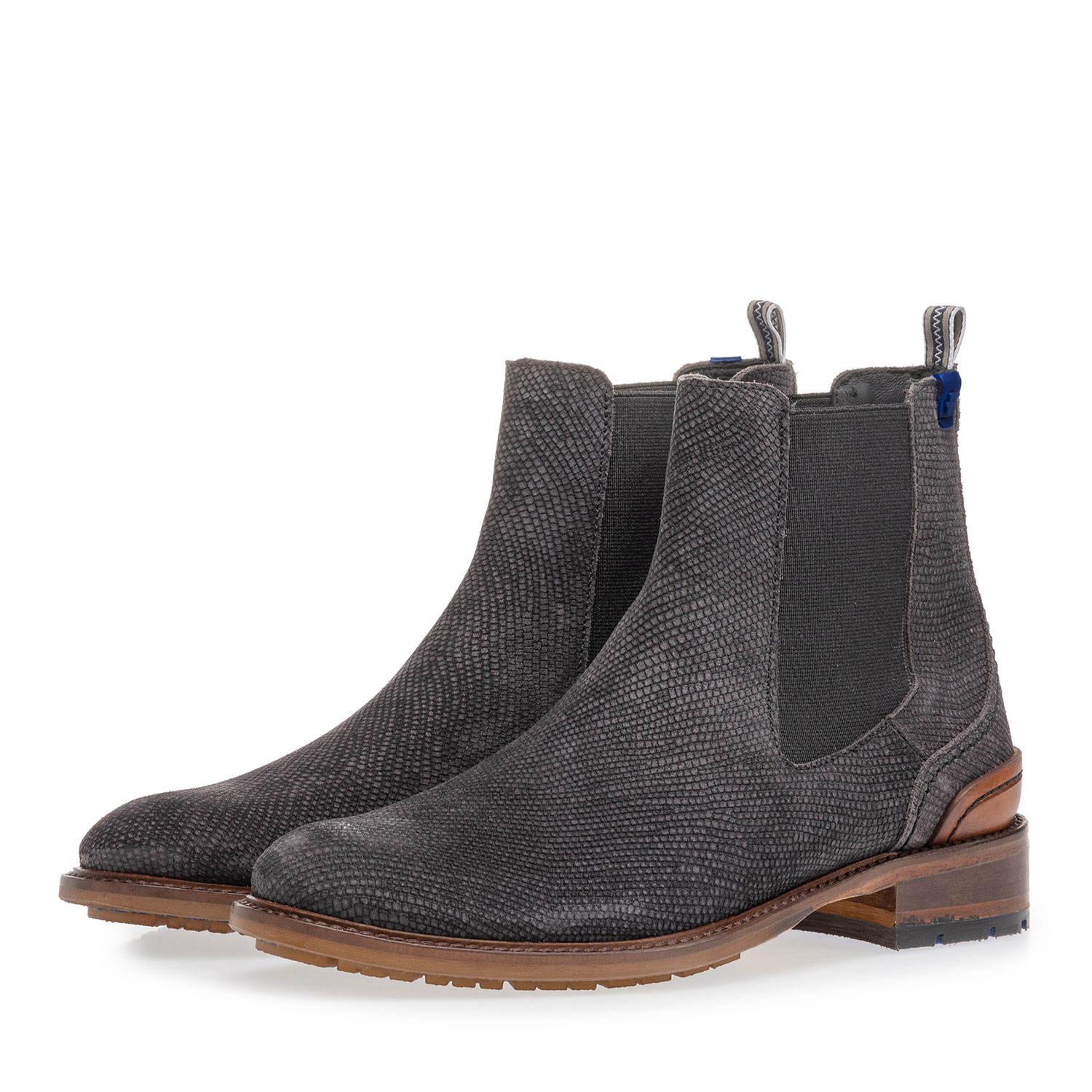 85643/02 - Chelsea Boot Wildleder mit Print 85643/02 - Chelsea Boot Wildleder mit Print