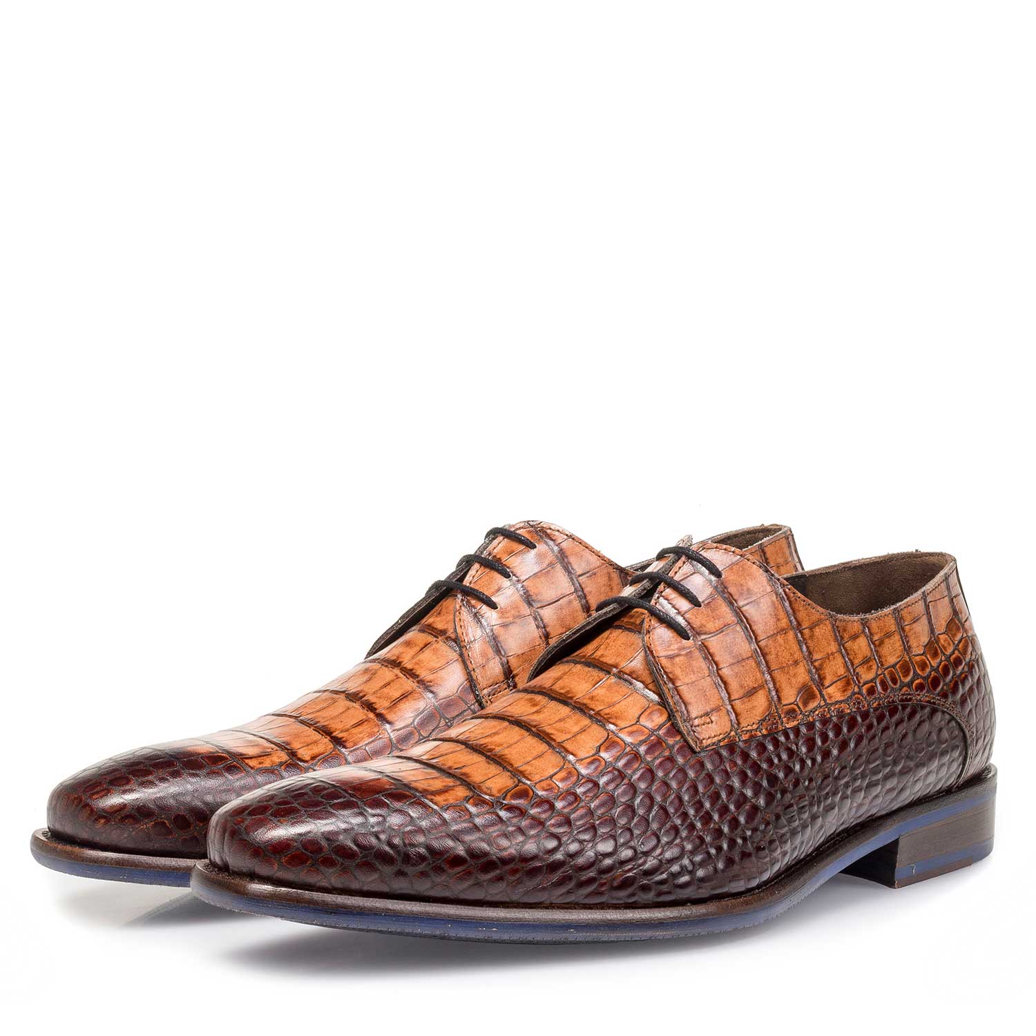 14204/11 - Brown calf leather lace shoe 14204/11 - Brown calf leather lace shoe