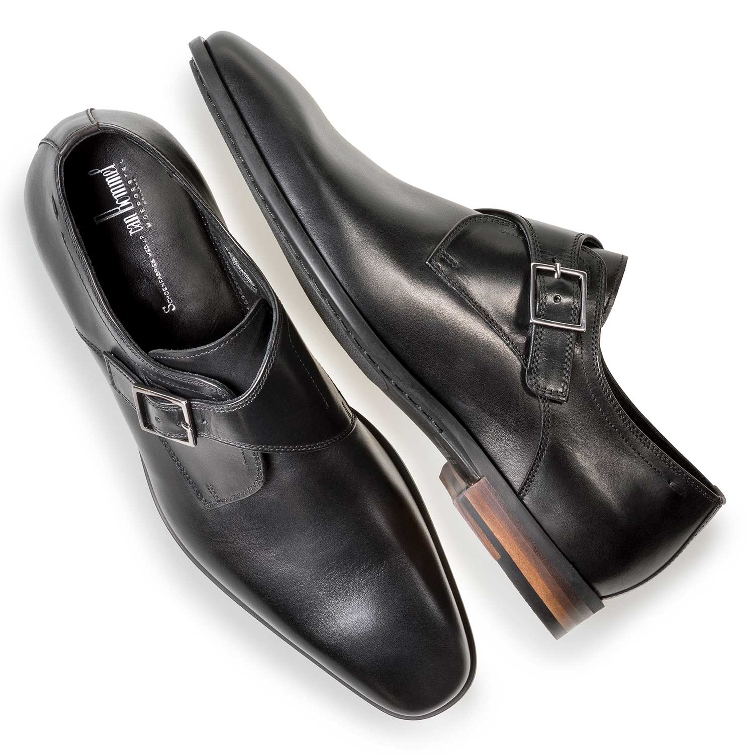 12341/05 - Black calf leather monk strap 12341/05 - Black calf leather monk strap