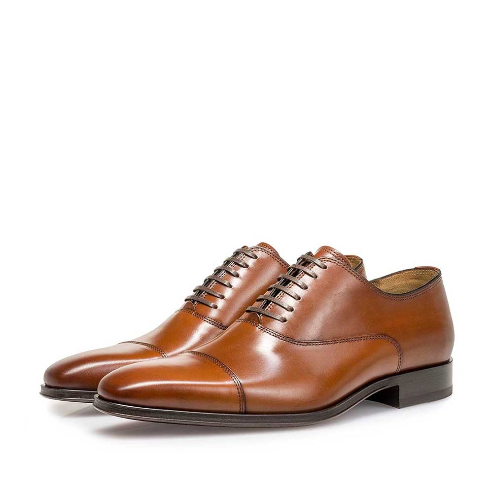 16199/01 - Cognac-coloured calf leather lace shoe 16199/01 - Cognac-coloured calf leather lace shoe