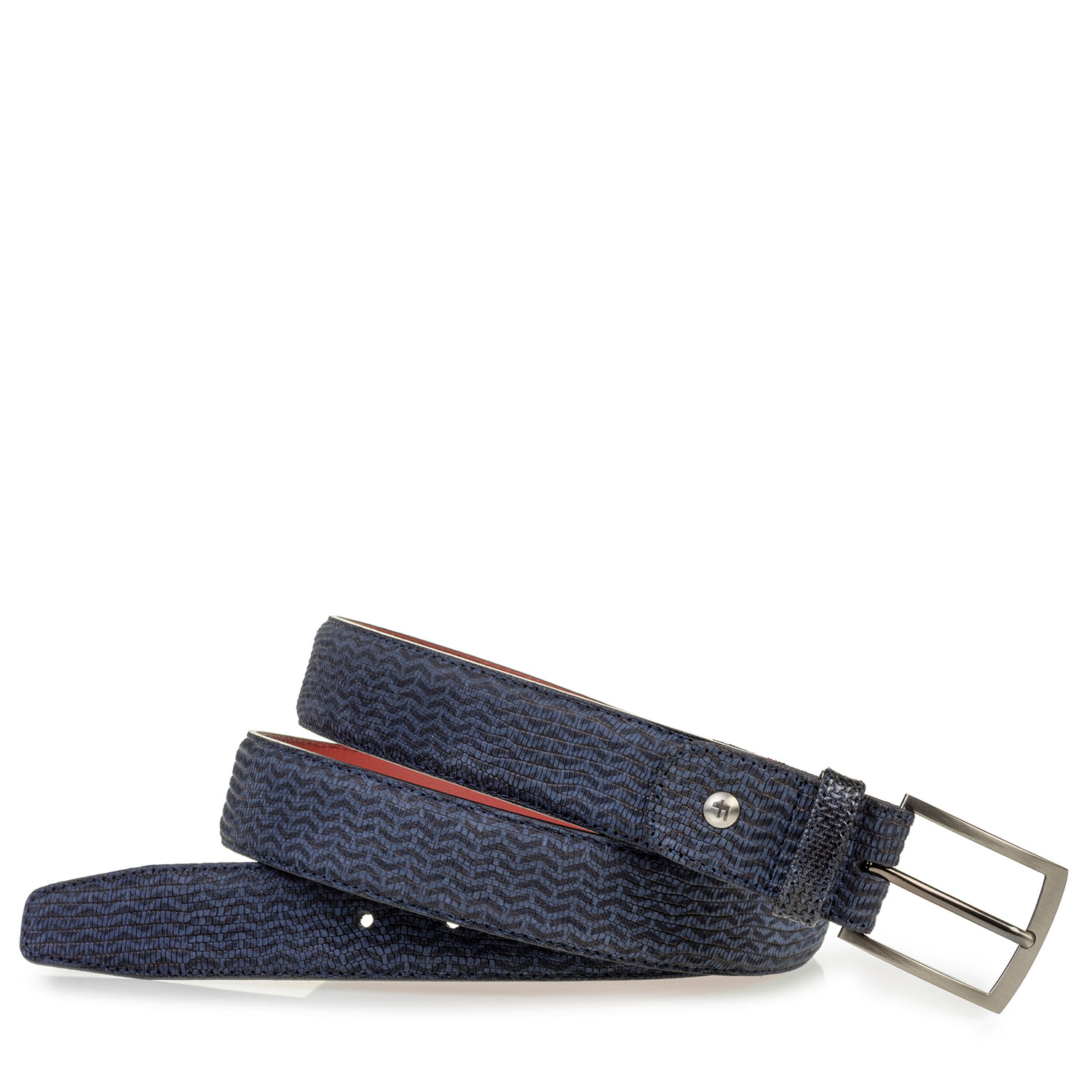 75188/82 - Gürtel Nubukleder blau 75188/82 - Gürtel Nubukleder blau