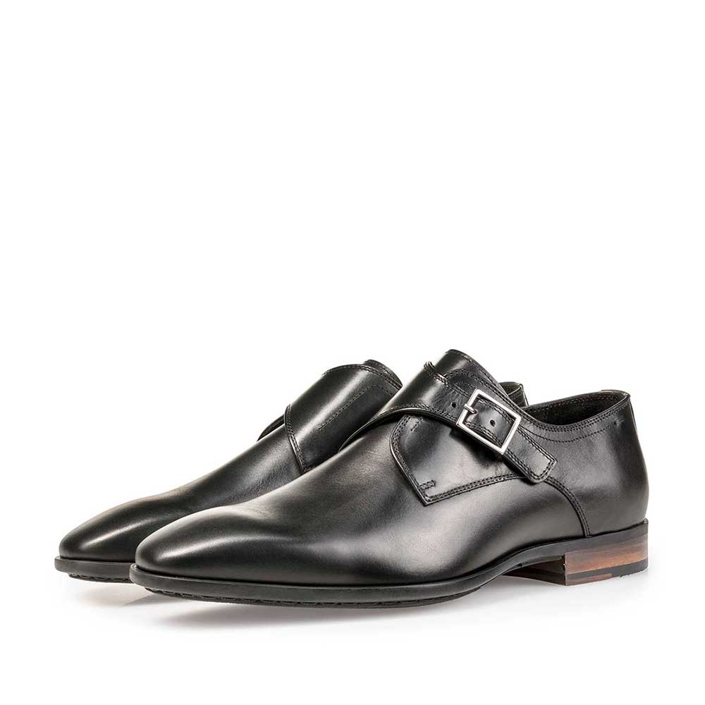 12341/05 - Black calf leather monk strap 12341/05 - Black calf leather monk strap
