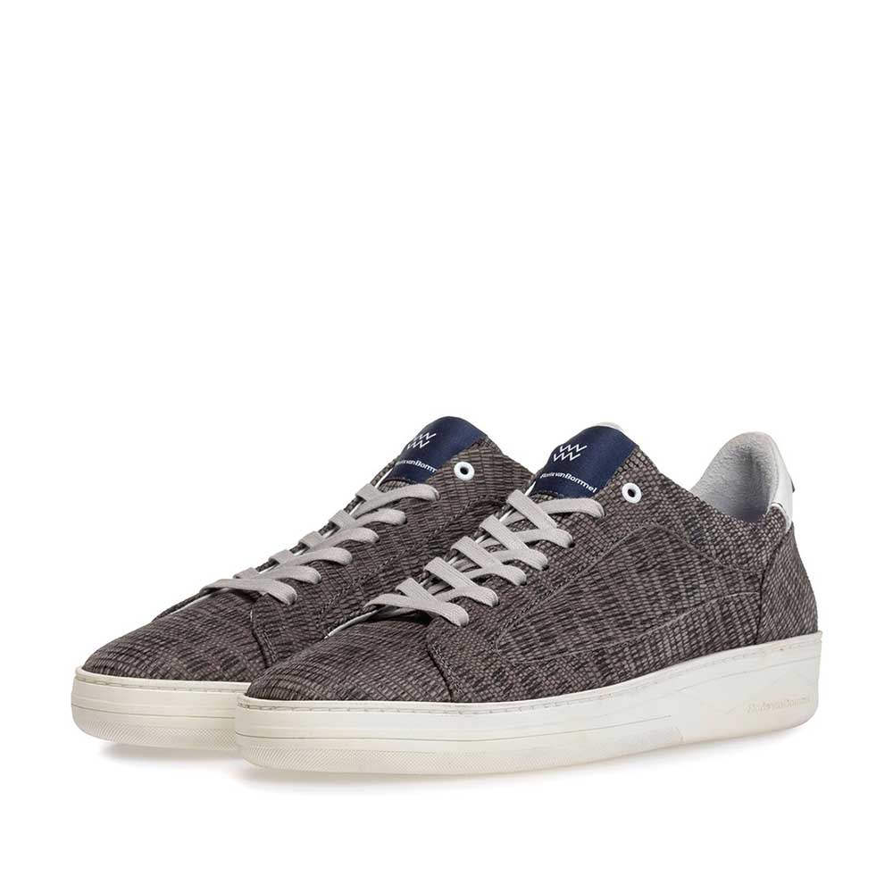13265/20 - Sneaker with print taupe 13265/20 - Sneaker with print taupe