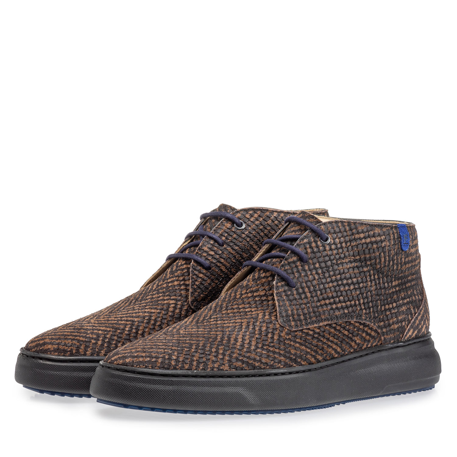 20400/19 - Stiefel Zick-Zack-Print braun 20400/19 - Stiefel Zick-Zack-Print braun