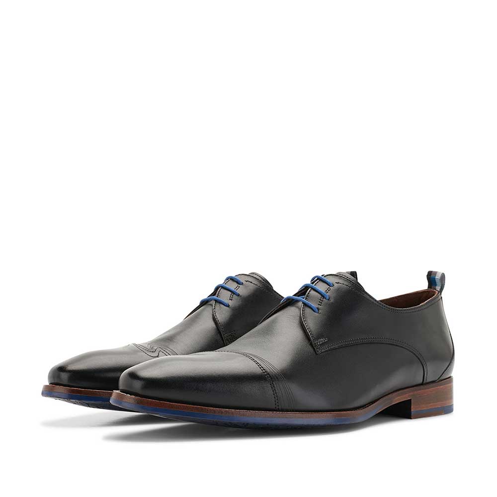 18006/01 - Black leather lace shoe 18006/01 - Black leather lace shoe
