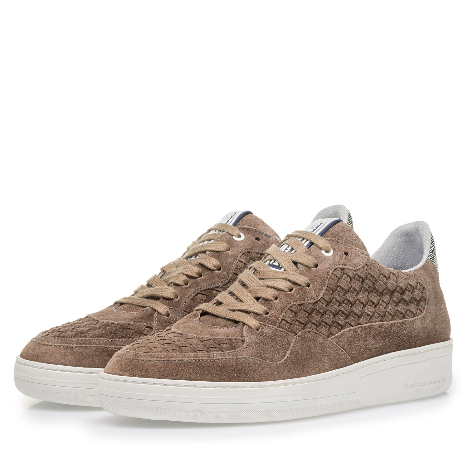 16265/01 - Taupe-coloured suede leather sneaker 16265/01 - Taupe-coloured suede leather sneaker