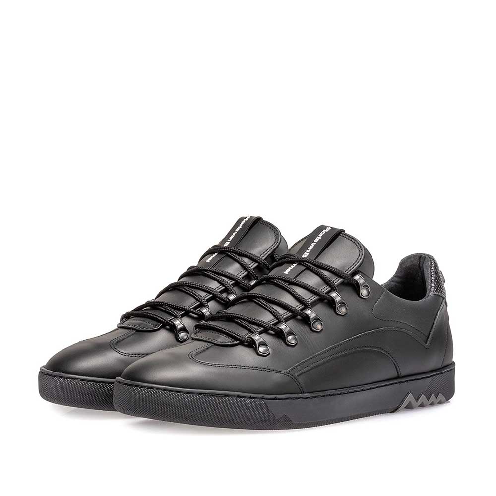 16464/32 - Sneaker black leather 16464/32 - Sneaker black leather