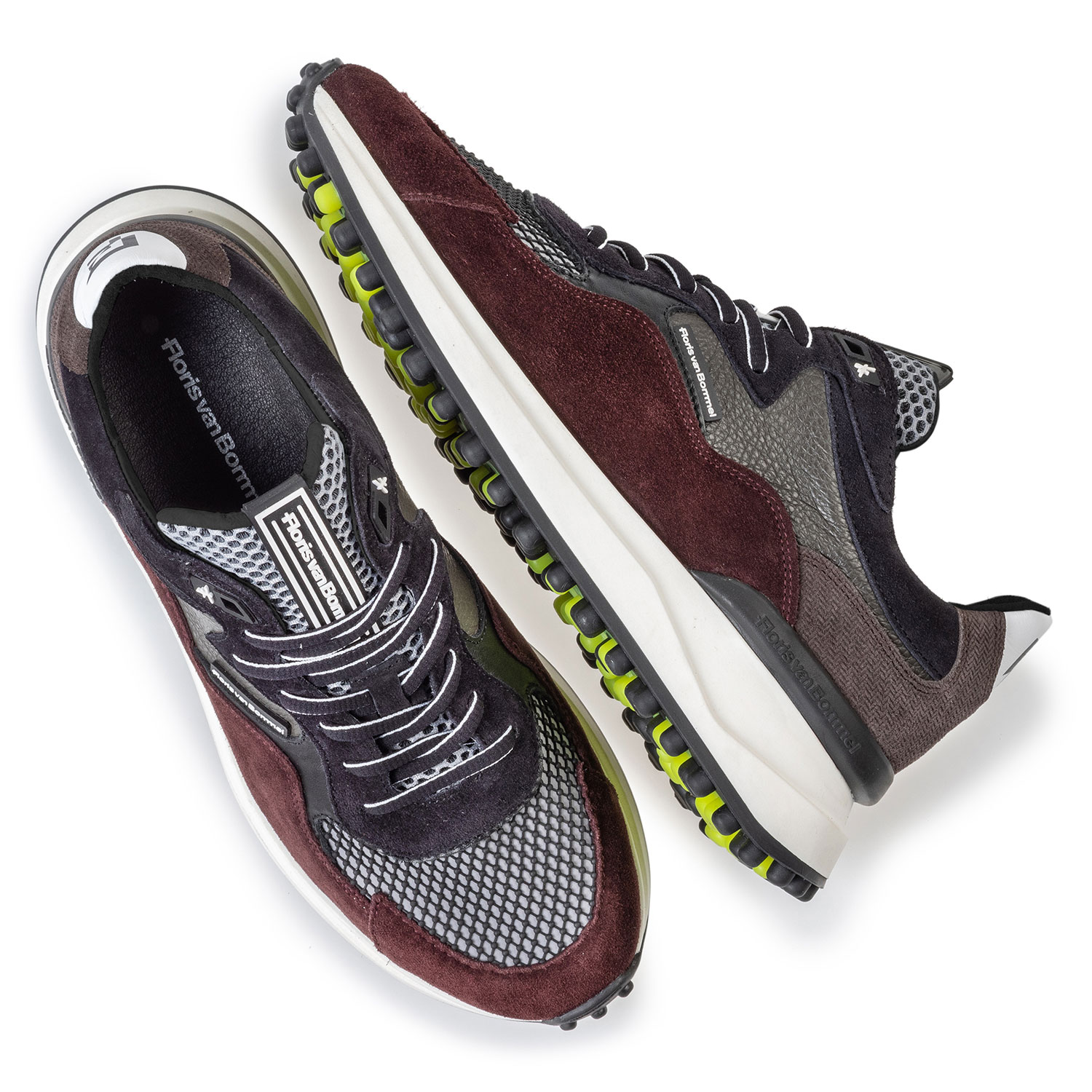 16339/03 - Noppi sneaker burgundy red/blue 16339/03 - Noppi sneaker burgundy red/blue