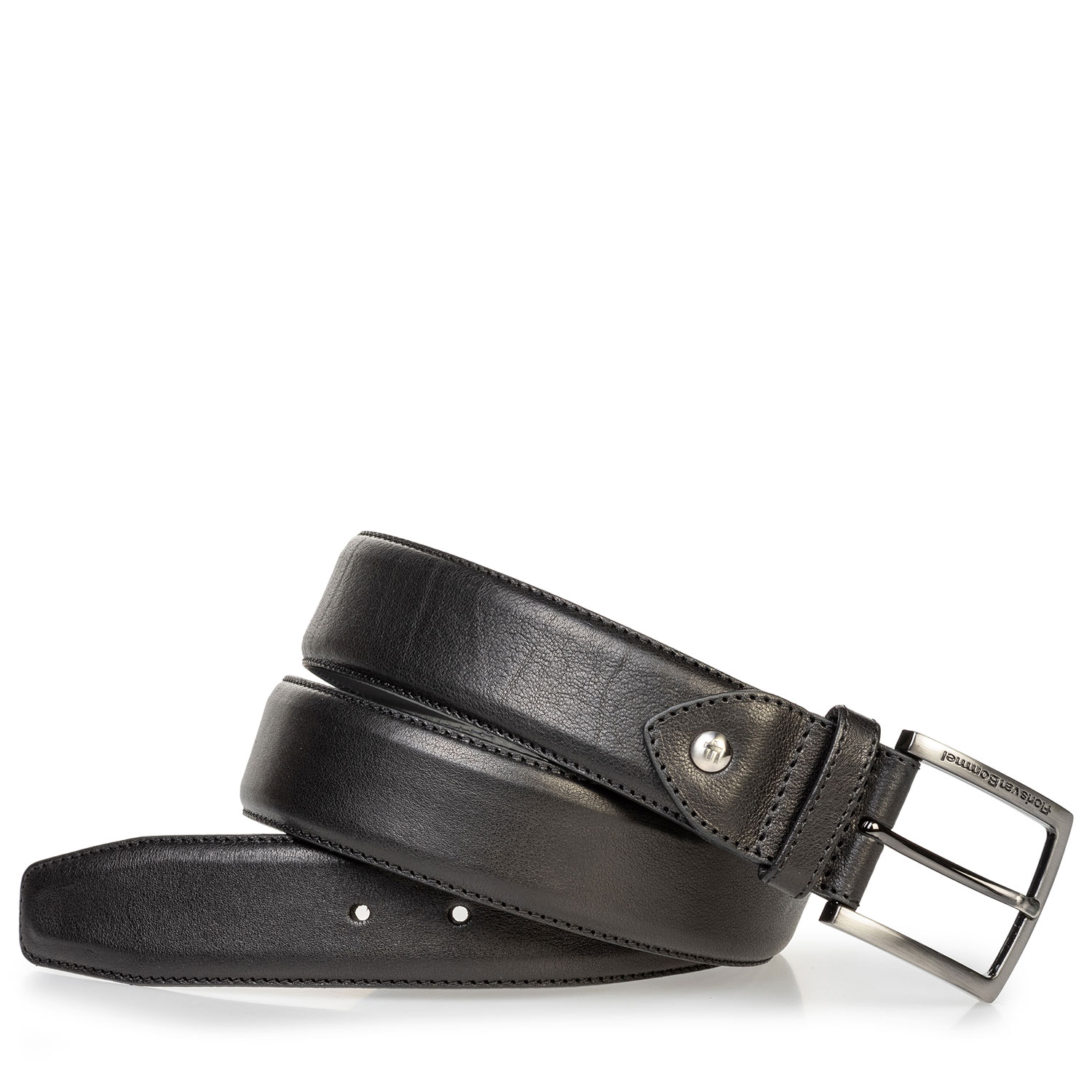 75202/92 - Calf leather belt black 75202/92 - Calf leather belt black