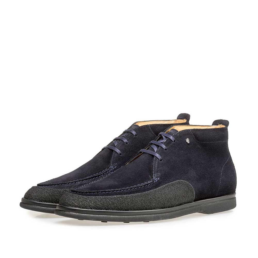 20205/00 - Halbhoher Wildleder Schnürstiefel 20205/00 - Halbhoher Wildleder Schnürstiefel