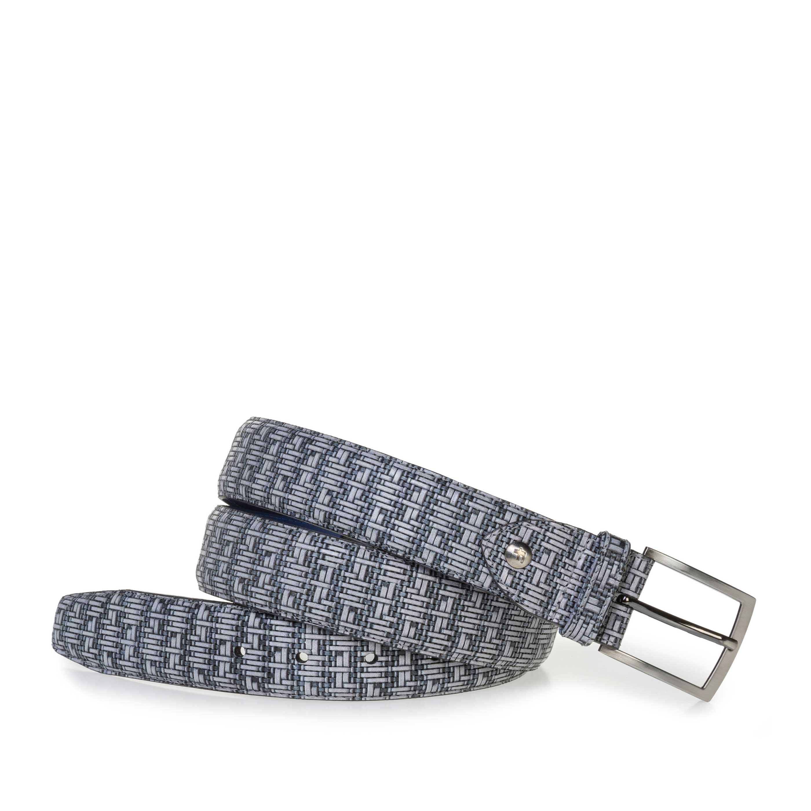 75200/70 - Grey belt with a black graphic print 75200/70 - Grey belt with a black graphic print