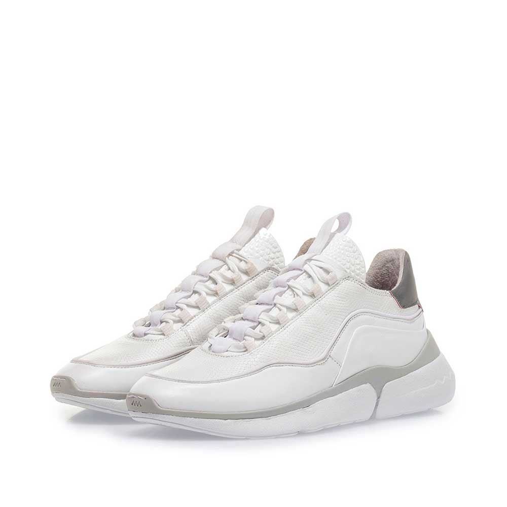 85303/04 - White calf leather sneaker 85303/04 - White calf leather sneaker