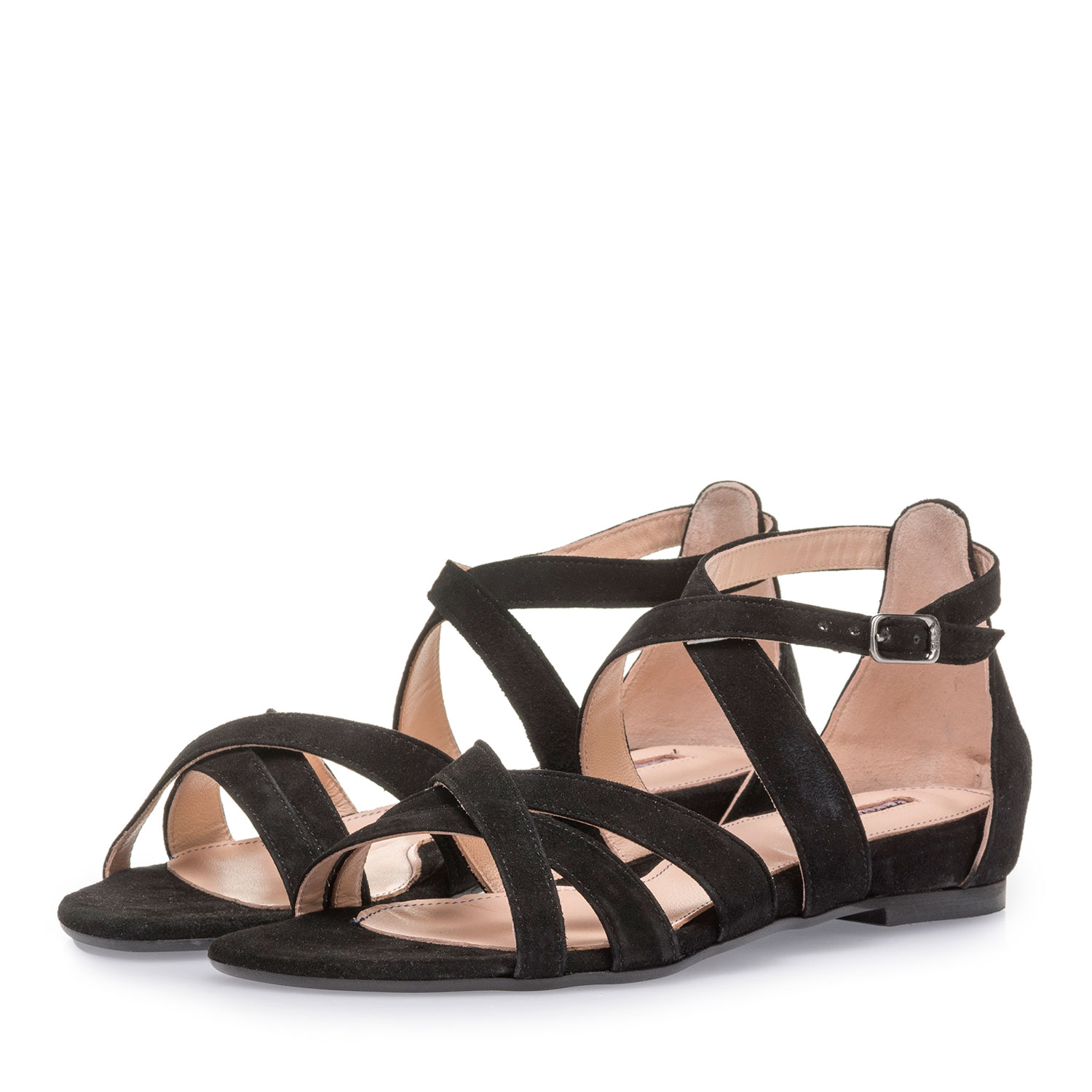 85956/04 - Schwarze Wildleder-Sandale 85956/04 - Schwarze Wildleder-Sandale