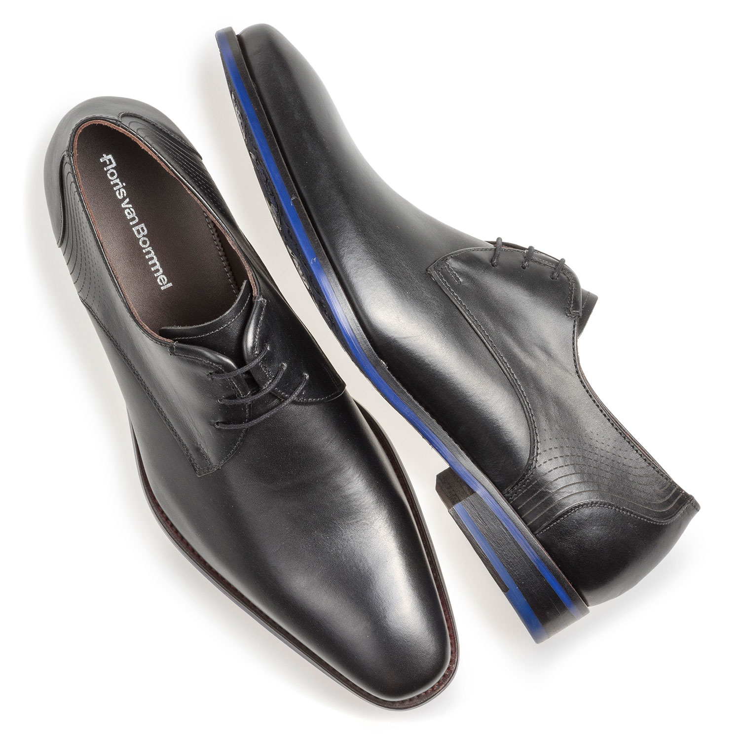 18493/01 - Black calf leather lace shoe 18493/01 - Black calf leather lace shoe