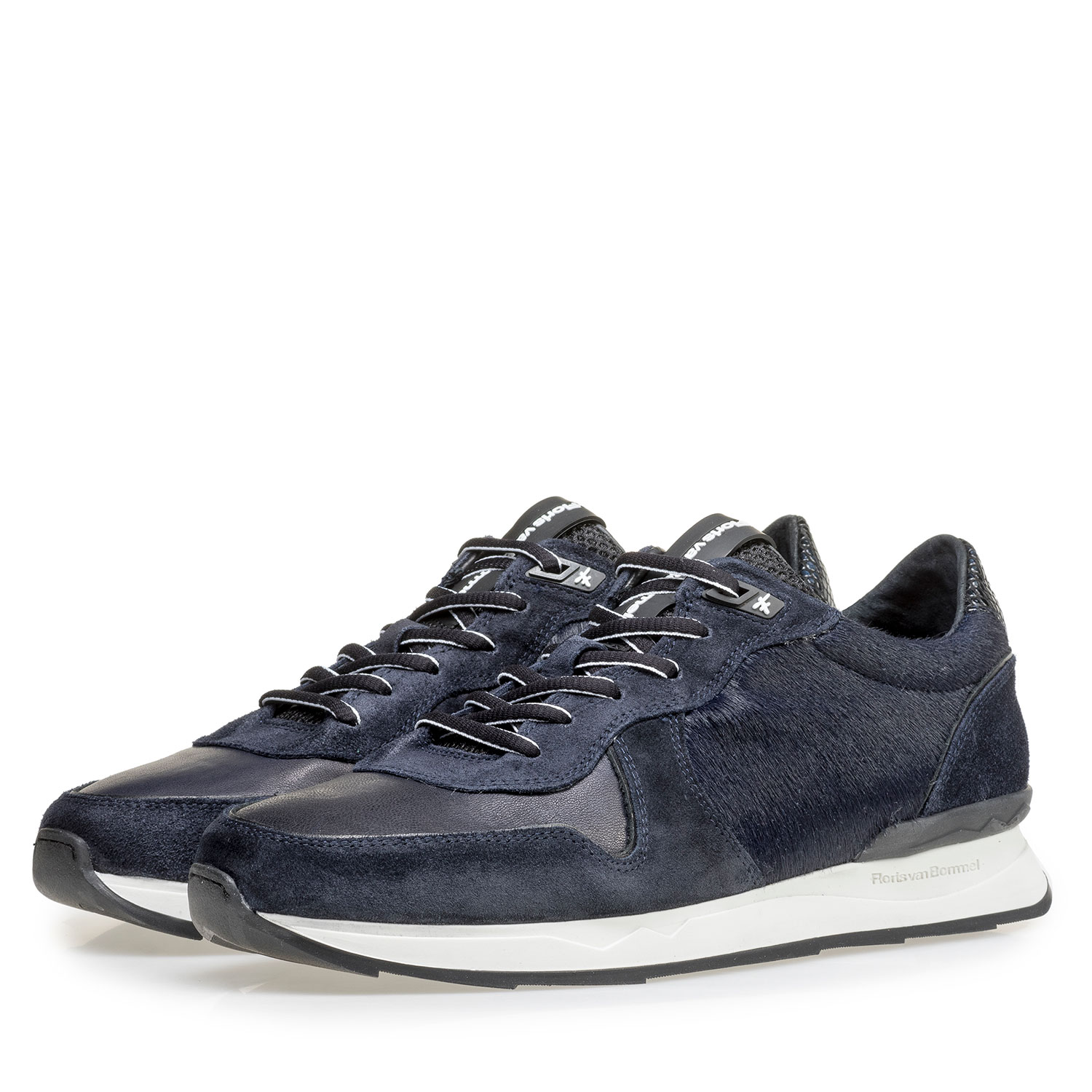 16291/07 - Blue suede leather sneaker 16291/07 - Blue suede leather sneaker