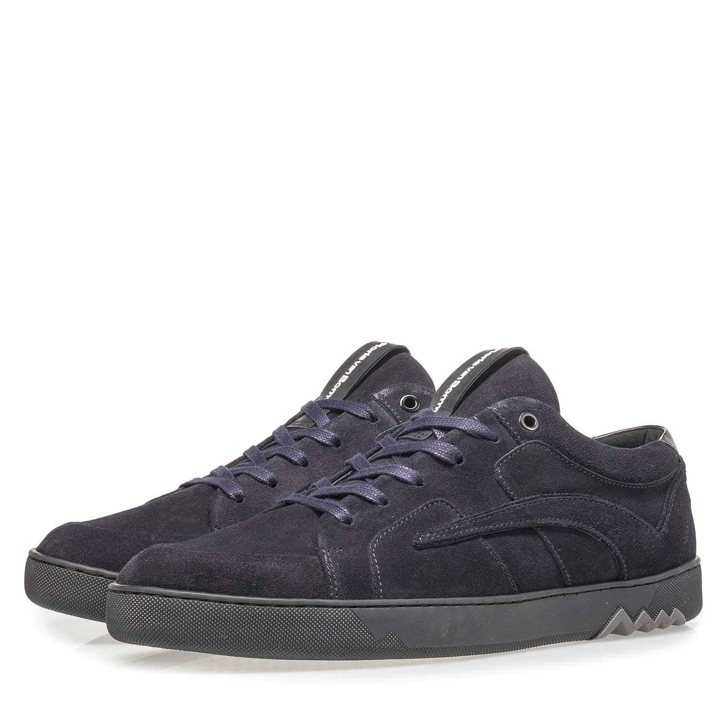 10646/02 - Dunkelblauer Wildleder-Sneaker 10646/02 - Dunkelblauer Wildleder-Sneaker