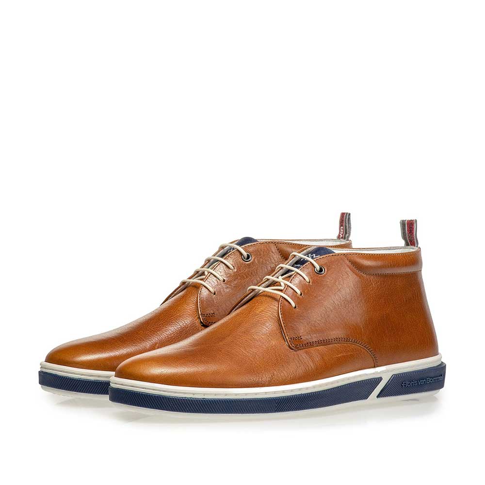 20350/05 - Cognac-coloured calf leather lace boot 20350/05 - Cognac-coloured calf leather lace boot