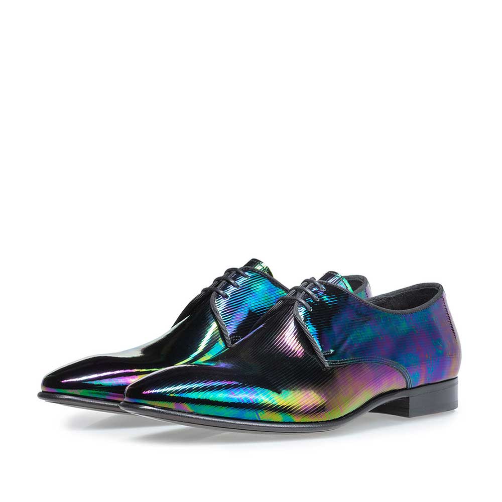 14338/05 - Schnürschuh Multicolor Lackleder 14338/05 - Schnürschuh Multicolor Lackleder