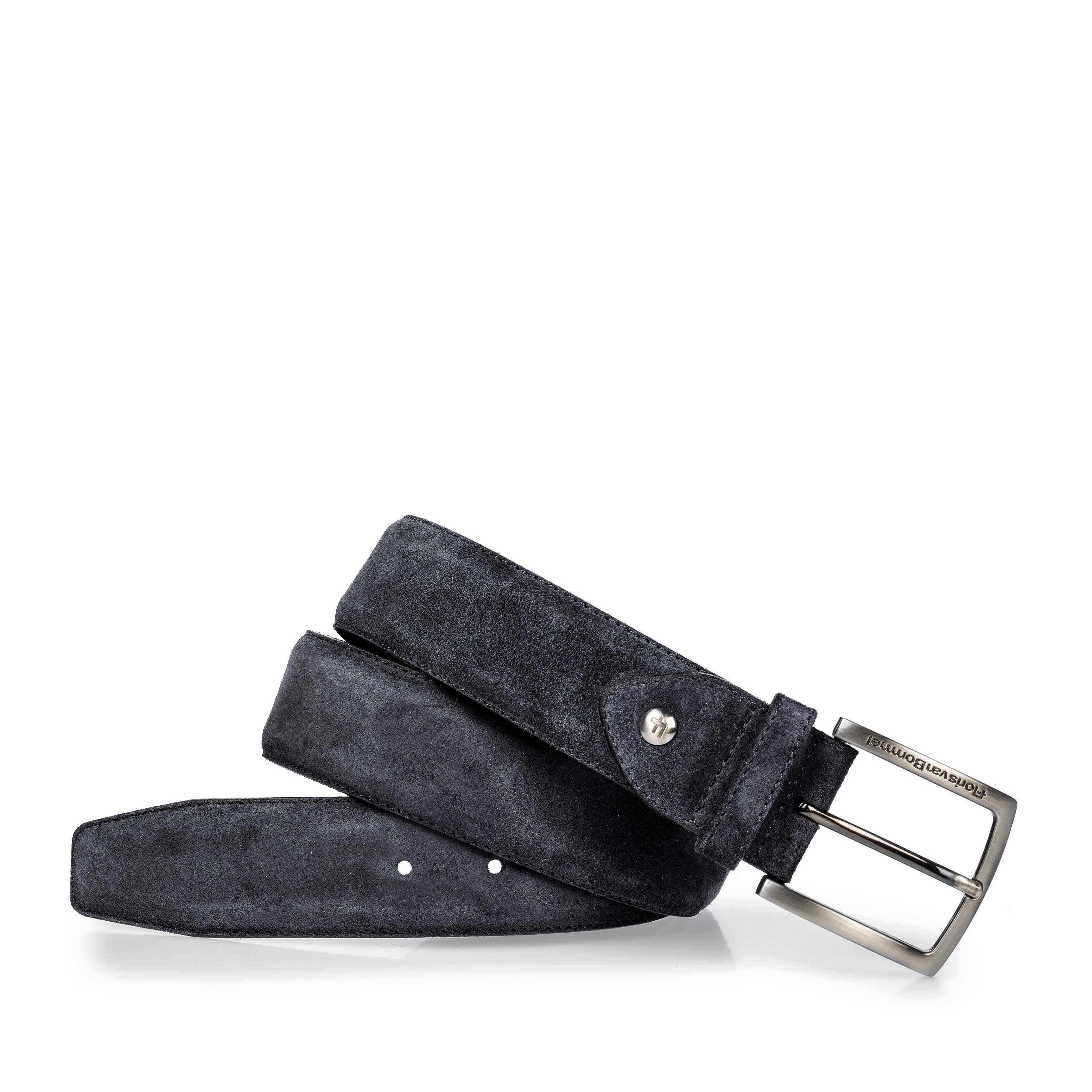 75202/96 - Suede leather belt black 75202/96 - Suede leather belt black