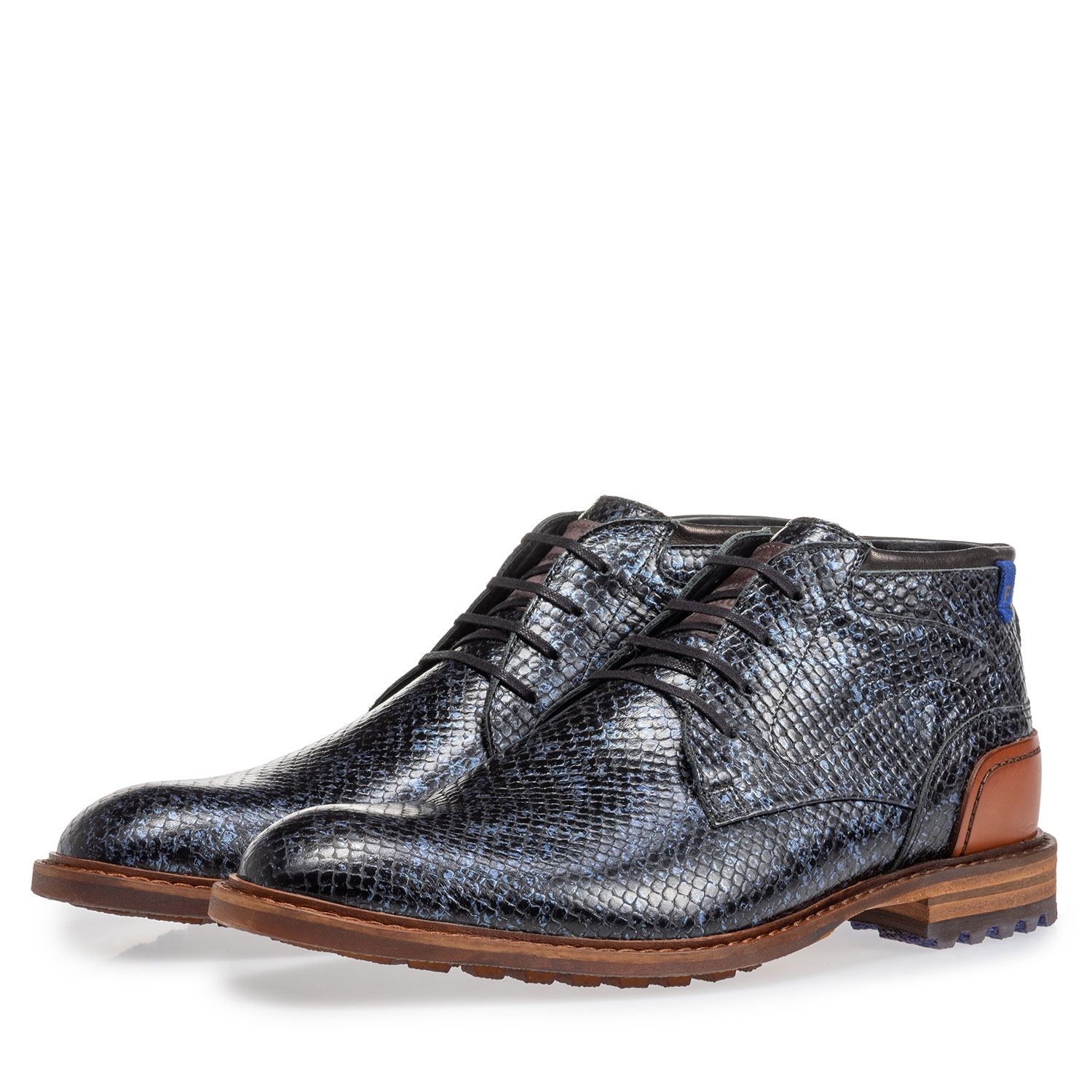 20102/12 - Crepi boot metallic blue 20102/12 - Crepi boot metallic blue