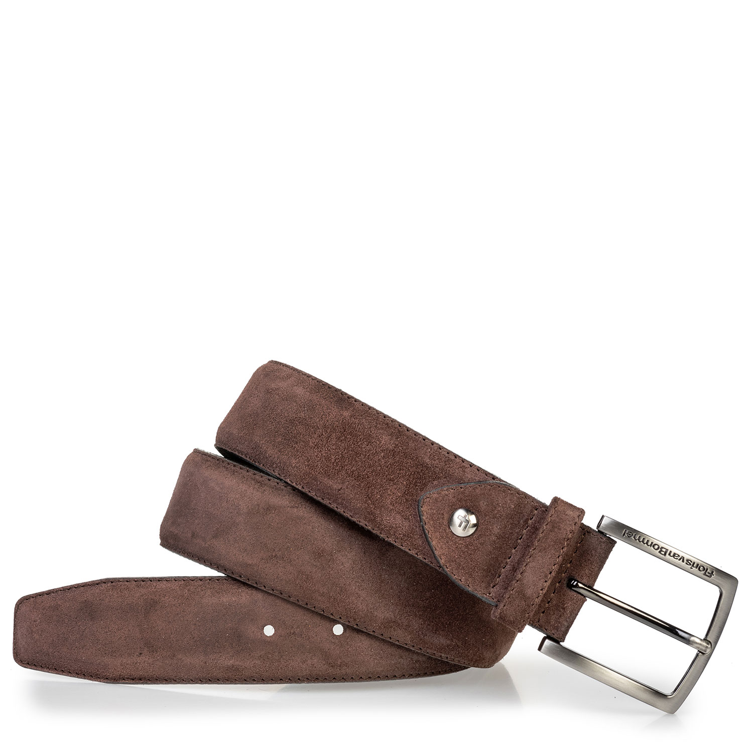75202/97 - Suede leather belt dark brown 75202/97 - Suede leather belt dark brown