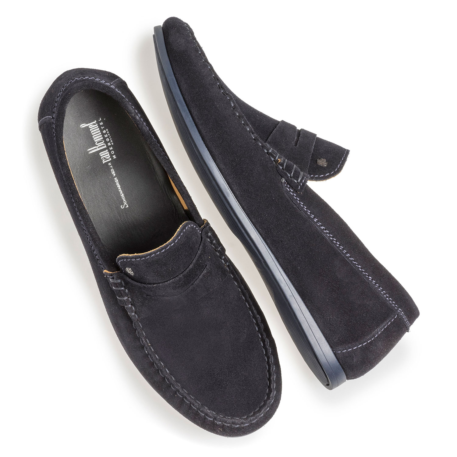 15038/00 - Dunkelblauer Wildleder-Loafer 15038/00 - Dunkelblauer Wildleder-Loafer